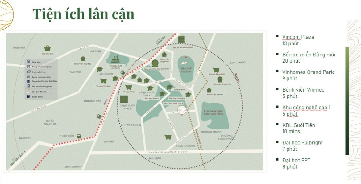 Tiện ích ngoại khu  elysian Lò Lu